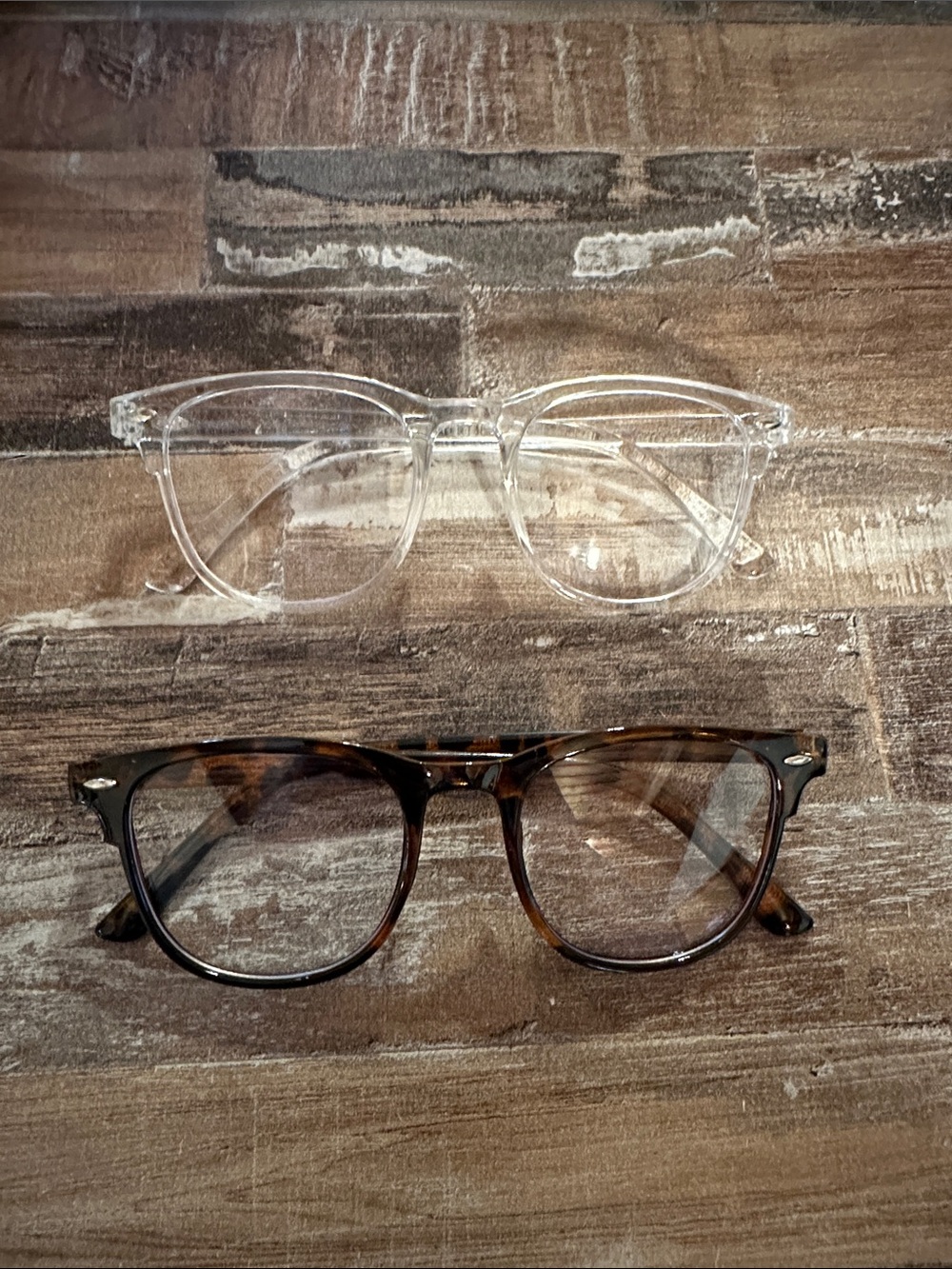Clear and Tortoiseshell Women’s BlueLight Eyewear Duo - Classic Frame Styles